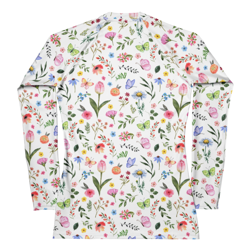 Wildflower- Long Sleeve Underscrub Top for Women