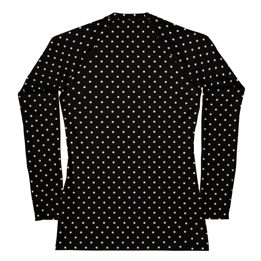 Classic Polka Dot- Long Sleeve Underscrub Top for Women