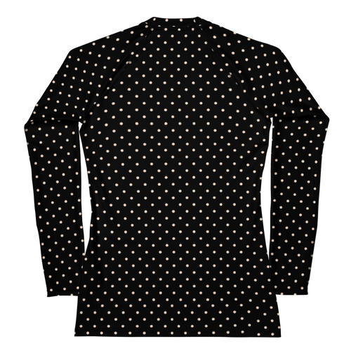 Classic Polka Dot- Long Sleeve Underscrub Top for Women